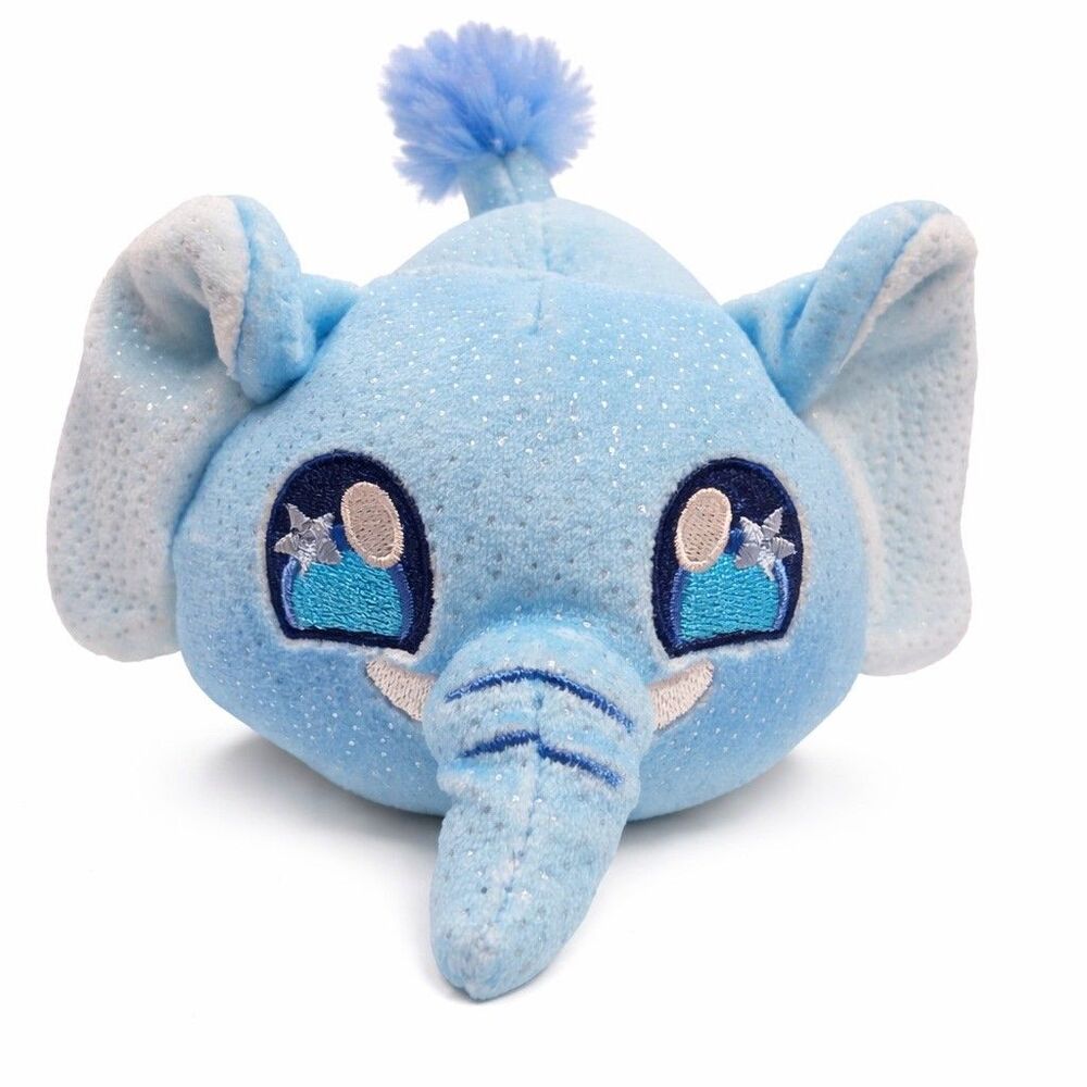 Aphmau MeeMeows Elephant Cat Plush Safari Stuffed Animal Blue Wild Zoo Toy 6"